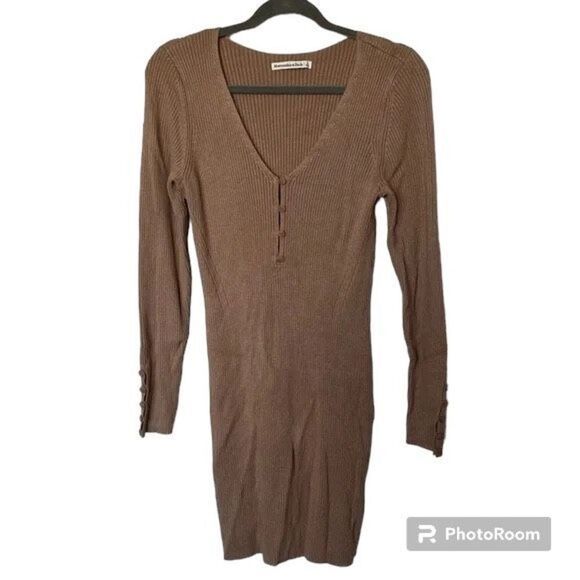 ✨Abercrombie Henley Sweater Dress✨ - Picture 3 of 5